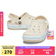 crocs卡駱馳貝雅卡駱班洞洞鞋|205089 冬日白/彩色-1LI 37/38(230mm)