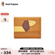 暇步士（Hush Puppies）女士錢(qián)包女短款簡(jiǎn)約短款零錢(qián)包節生日禮物送女友老婆 橙色