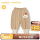 巴拉巴拉balaOne童裝男女童長褲2025秋冬新款寶寶運(yùn)動(dòng)休閑褲加絨 咖色云朵00455 90