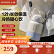 北鼎（Buydeem）噸噸保溫杯 大容量實(shí)用水杯家用高顏值保溫杯便攜水壺禮物 仙芋紫800ml+背帶