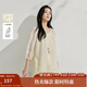 茵曼（INMAN）法式萊賽爾刺繡襯衣2025夏季女裝新款圓領(lǐng)燈籠袖露肩上衣 奶油黃 M