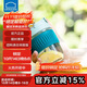 樂(lè )扣樂(lè )扣（LOCK&LOCK）咖啡杯耐熱玻璃水杯子男女學(xué)生便攜式雙飲吸管杯隨手杯350ML綠色