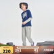 NIKE3BRAND 耐克童裝男女童純棉長(zhǎng)袖T恤+長(zhǎng)褲2件套秋季長(zhǎng)T套裝