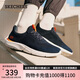 斯凱奇（Skechers）七夕禮物男鞋夏季透氣休閑鞋輕便軟底運(yùn)動鞋跑步鞋健步鞋210281