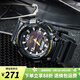 卡西歐（CASIO）手表男 多功能運動(dòng)防水電子表 潮流學(xué)生男表初高中生手表  AQ-S810W-1B 太陽(yáng)能