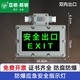 亞明照明防爆雙頭應急燈二合一疏散標志指示燈消防通道路道應急照明防爆燈 防爆安全出口【國標款】