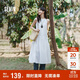 森馬（Semir）連衣裙女海邊度假掛脖兩穿長(cháng)裙2025夏季蝴蝶結初戀裙109325114011