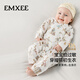 嫚熙（EMXEE）嫚熙新品嬰兒連體衣絲柔果棉寶寶新生爬服哈衣