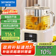 創(chuàng  )維（Skyworth）【政府補貼】全玻璃養生壺迷你家用煮茶器調奶器輕音燉煮1.2L帶濾網(wǎng)辦公室0金屬0膠水燒水壺S237