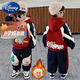 迪士尼（Disney）奧特曼衣服男童冬裝加絨套裝2025新款洋氣兒童加厚衛(wèi)衣冬季兩件套 紅色 120
