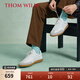 THOM WILLS【舒適軟內里】ThomWills復古德訓鞋男夏季休閑皮鞋運動(dòng)鞋小白鞋 淺灰白色G791 42 /8碼