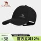 駱駝（CAMEL）戶(hù)外運動(dòng)棒球帽男女鴨舌帽透氣遮陽(yáng)太陽(yáng)帽遮臉帽133BARC017幻影黑