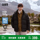 森馬羽絨服男防風(fēng)防水冬季寬松鵝絨服厚款面包服外套109724113103