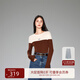 歐時(shí)力（ochirly）爆款升級羊毛衫針織毛衣上衣內搭復古24秋冬新品 淺杏880 S