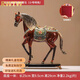 RWTW皇室駿騎馬到成功擺件琺瑯彩合金工藝品辦公室玄關(guān)裝飾送開(kāi)業(yè)禮物 RD琺瑯彩皇室駿騎唐馬（小號啡色）