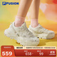 FILA FUSION斐樂(lè )官方潮牌運動(dòng)鞋厚底女子跑步鞋潮流增高春秋款休閑時(shí)尚
