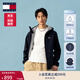 TOMMY JEANS【休閑連帽】25春夏新款男澤西風(fēng)防風(fēng)防水外套/女裝輕薄夾克 【男款-防風(fēng)防水夾克】藏青色C1G L （推薦：160-180斤）