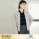 顏域小香風(fēng)優(yōu)雅復古針織衫女士2024新款秋季灰色外套圓領(lǐng)外搭開(kāi)衫 灰色 M/38