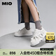 MIO【宋亞軒同款】米奧小白休閑鞋厚底板鞋運(yùn)動情侶溶解女鞋男老爹鞋 白色 （李昀銳同款） 37