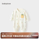 babylove嬰兒連體衣春秋季純棉寶寶哈衣爬爬服超萌可愛新生兒衣服