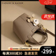 CADUNI KAISER牛皮包包女包時尚菜籃子包輕奢手提單肩生日七夕情人節(jié)禮物送女友 【大象灰】送老婆高級實用 品牌小眾百搭高級感休閑氣質(zhì)通勤