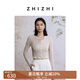 致知ZHIZHI 少年游 短開(kāi)衫女2025夏季新款超薄針織衫隨性自由風(fēng) 霜杏米 L