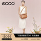 愛(ài)步（ECCO）七夕禮物 單肩包 2025新款輕奢牛皮手提包女包 小號(hào)肩背包9108224 棕色910822490768