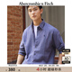 ABERCROMBIE & FITCH【李現(xiàn)同款】男裝25春夏美式經(jīng)典小麋鹿亞麻混紡襯衫KI125-5085 復(fù)古靛藍 M (180/100A)