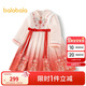 巴拉巴拉女童漢服裙國風(fēng)連衣裙春秋2025新【國博IP商場(chǎng)同款】201125111024