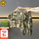 G.DUCKKIDS小黃鴨兒童迷彩服套裝男女童軍訓(xùn)服中大小童活動衣服學(xué)生軍訓(xùn)服裝 沙漠T恤加長褲【夏款】 130 尺碼7~8歲【120-130cm】cm