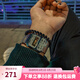 卡西歐（CASIO）手表 絕命毒師老白同款 復(fù)古小方塊計(jì)算器電子表中性表七夕禮物 A100WE-7B
