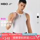 MBO男士打底衫內(nèi)衣排汗干爽公路自行車騎行背心無袖騎行服短袖白色XL