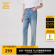 卡賓男裝修身牛仔褲24夏新款小腳褲時尚休閑商場同款I(lǐng)2242116001 天藍(lán)色37 31 (175) 80A/L