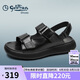金利來(lái)涼鞋男時(shí)尚個(gè)性休閑鞋夏季戶外沙灘鞋G542420029AAF黑色42