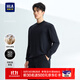海瀾之家（HLA）羊毛衫男25新款輕商務(wù)精紡全羊毛可機洗毛衣秋季 藏青77 【預訂】 XL 180/96A 推薦151~164斤
