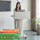 GEPA升降演講臺發(fā)言臺現代簡(jiǎn)約會(huì )議室教室可移動(dòng)桌子小講臺主持發(fā)言臺 1655白色白架