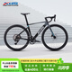 喜德盛公路自行車2025款A(yù)D350碳纖前叉座管功率計(jì)齒盤鋁合金超輕氣動(dòng) 鴿子灰 480mm