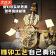 靜閑居八音盒diy手工拼裝音樂(lè )盒禮物天使之翼大提琴鳥(niǎo)之詩(shī)機械模型積木 天使之翼【琴弦翅膀都會(huì )動(dòng)】 配樂(lè )：鳥(niǎo)之詩(shī)