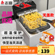 志高(CHIGO)電炸爐商用電炸鍋油炸鍋大容量串串油炸機(jī)雞柳薯?xiàng)l油條油炸小吃設(shè)備 單缸|創(chuàng)業(yè)款|10L|單炸籃【無(wú)蓋】