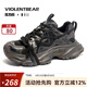 暴力熊（VIOLENTBEAR）男鞋老爹鞋秋季新款網(wǎng)面透氣運(yùn)動(dòng)鞋增高休閑時(shí)尚百搭潮牌女鞋情侶 棕擦（男女同款） 37