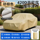 思春汽車(chē)車(chē)衣車(chē)罩全罩牛津布車(chē)套防曬防雨隔熱四季通用SUV防塵車(chē)衣罩 【加厚款】420D雙層編織牛津布雙核鈦牛津布無(wú)耳式 下單請備注車(chē)型