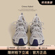 Cmxvz Kabot運(yùn)動(dòng)休閑鞋女士2025新款夏季網(wǎng)面休閑運(yùn)動(dòng)鞋港風(fēng)厚底增高老爹鞋 灰藍(lán)色 單層 38