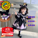 G.DUCKKIDS童裝洛麗塔公主裙女童連衣裙秋冬季新款兒童套裝萬(wàn)圣節庫洛米禮服 不加絨紫色裙子+閃燈 110尺碼4~5歲【100-110cm】