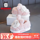 巴布豆童鞋女童加絨保暖兒童拖鞋冬季可愛(ài)棉拖BD3049粉紅200