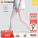 moodytiger女童微喇褲抓絨保暖兒童長(zhǎng)褲秋冬喇叭褲運(yùn)動(dòng)褲簡(jiǎn)約修身高彈微喇褲 豆沙色 130 cm