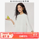 佐丹奴超好看七分袖T恤女純棉前短后長(cháng)寬松圓領(lǐng)上衣05325790