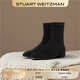 STUART WEITZMAN/SW ODETTA 夏季經典粗方跟短靴女鞋靴子圓頭瘦瘦靴奢侈七夕禮物