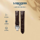 浪琴（LONGINES）名匠系列 男士鱷魚(yú)皮表帶+精鋼鍍銠折疊扣L682109818 