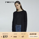 PORTS寶姿 商場同款新品女裝簡約中長款針織開衫LL8K004KZE008 黑色 S /M
