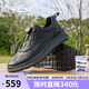金利來（goldlion）男鞋2025春季舒適緩震戶外出行新款運(yùn)動(dòng)鞋G551510061AAE黑色42